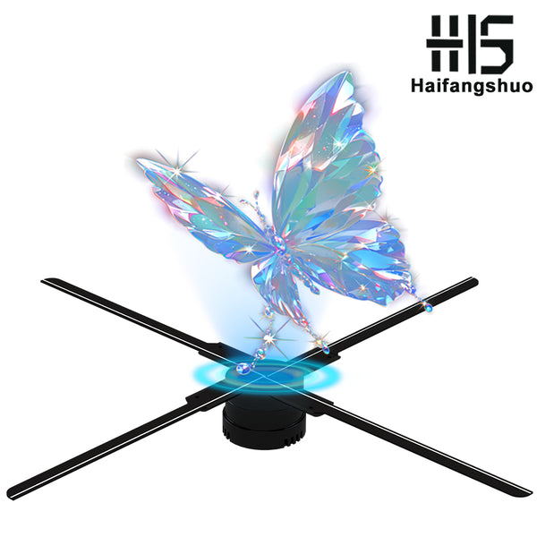 H45cm 3D Hologram Fan – Compact Solution for Indoor Digital Ads