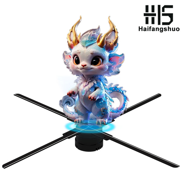 H55cm 3D Hologram Fan – Small Size 3D Holographic Fan PhoneApp Control